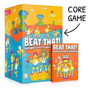 Beat That! Family and Adult Party Game and Household Objects Expansion