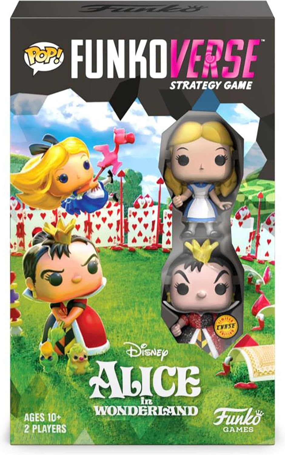 Funkoverse Strategy Game: Alice in Wonderland 100 2-Pack – Alice & The Queen Of Hearts