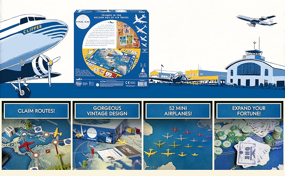 Pan Am Strategy Board Game