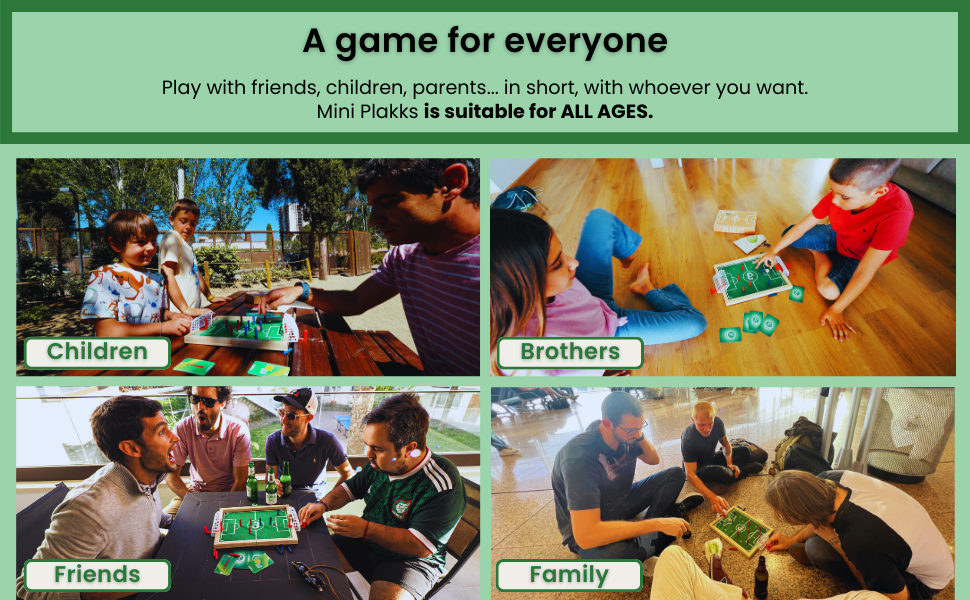 mini plakks, a game for all ages, game for children young adults