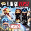 Funkoverse Strategy Game: Marvel 100 4-Pack - Captain America, Iron Man, Black Panther and Black Widow