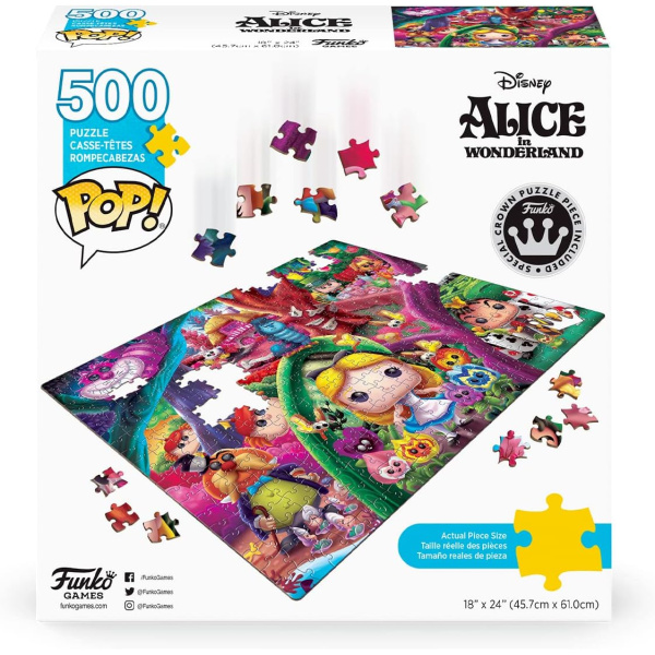 POP! Puzzle - Disney Alice In Wonderland - 500 piece Jigsaw - Image 3