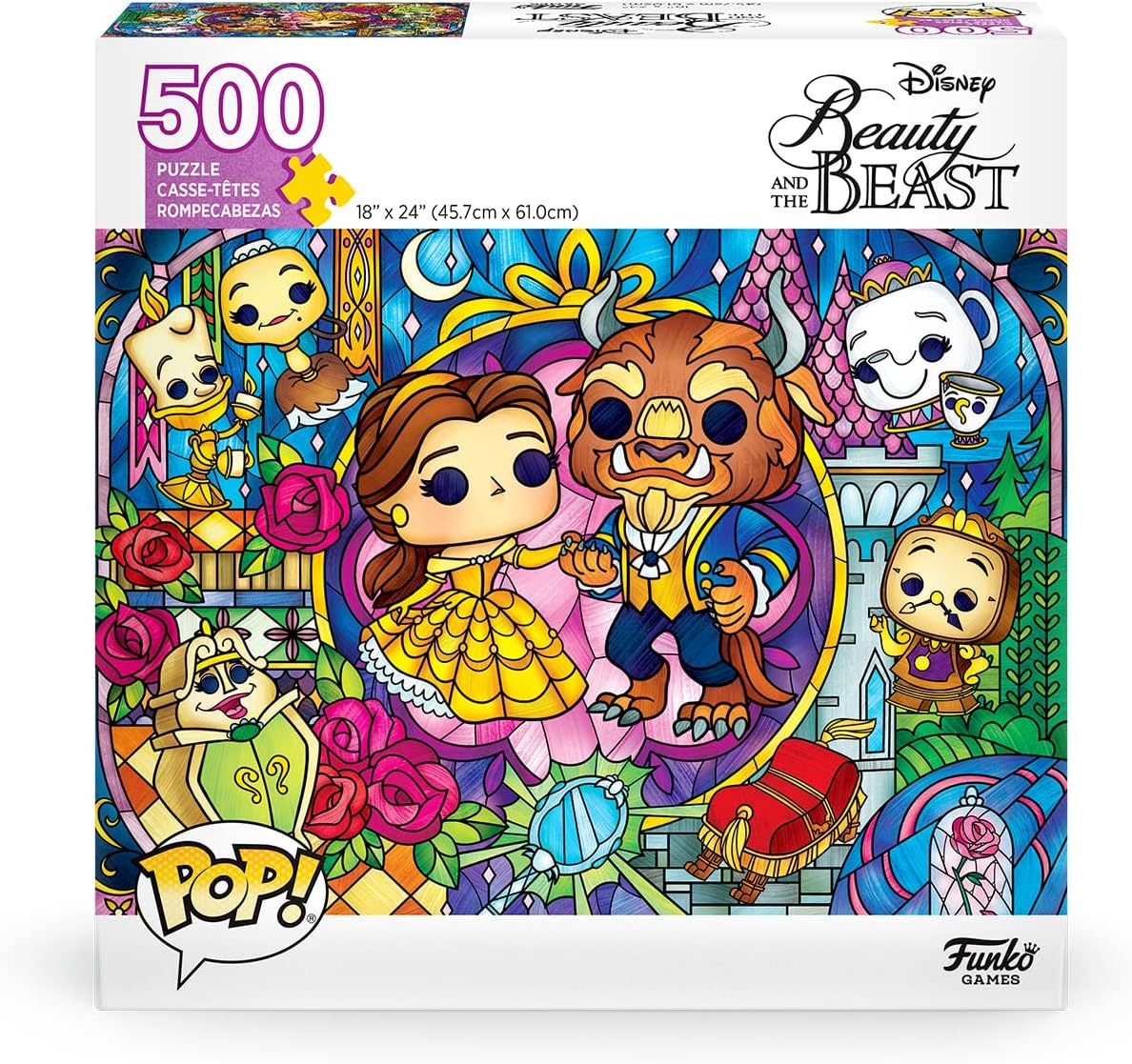 POP! Puzzle – Disney Beauty And The Beast – 500 Piece Jigsaw