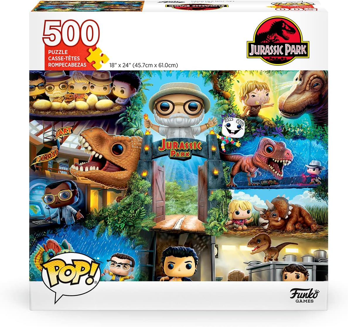 POP! Puzzle – Jurassic Park – 500 Piece Jigsaw