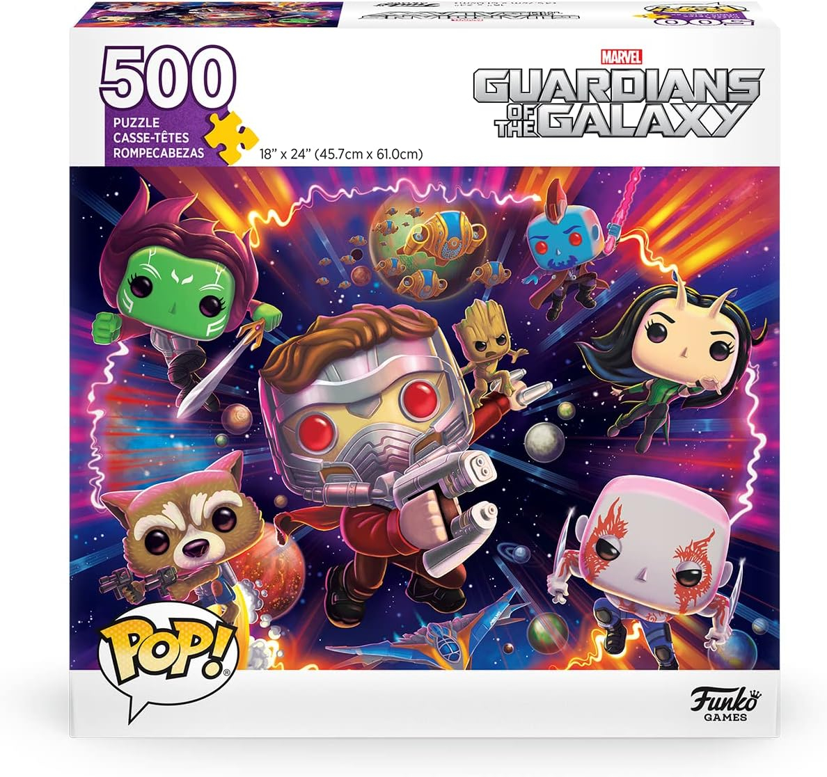 POP! Puzzle – Marvel – Guardians Of The Galaxy – 500 Piece Jigsaw