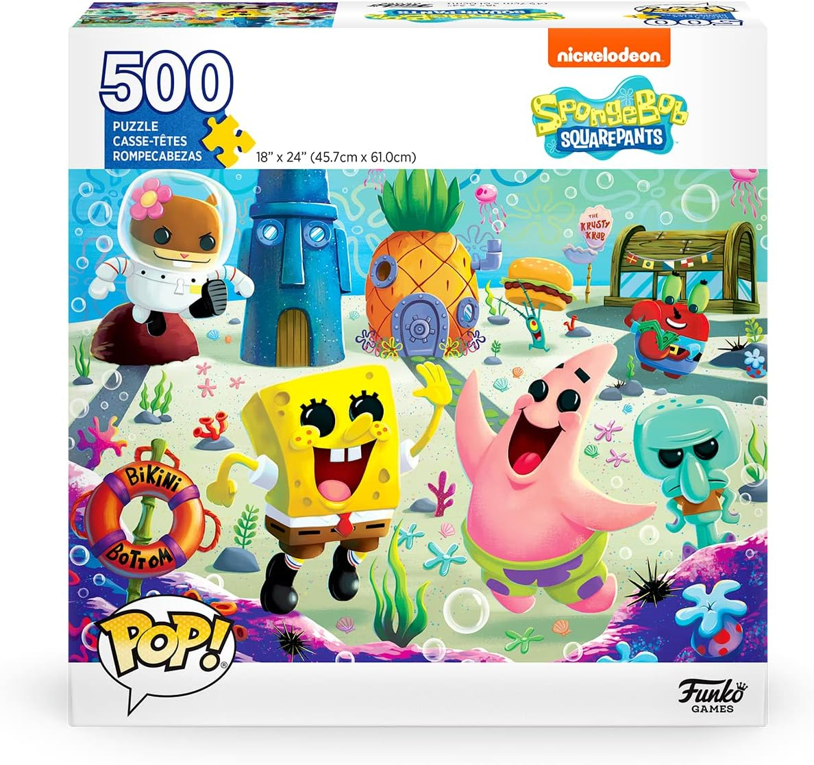 POP! Puzzle – SpongeBob SquarePants – 500 Piece Jigsaw